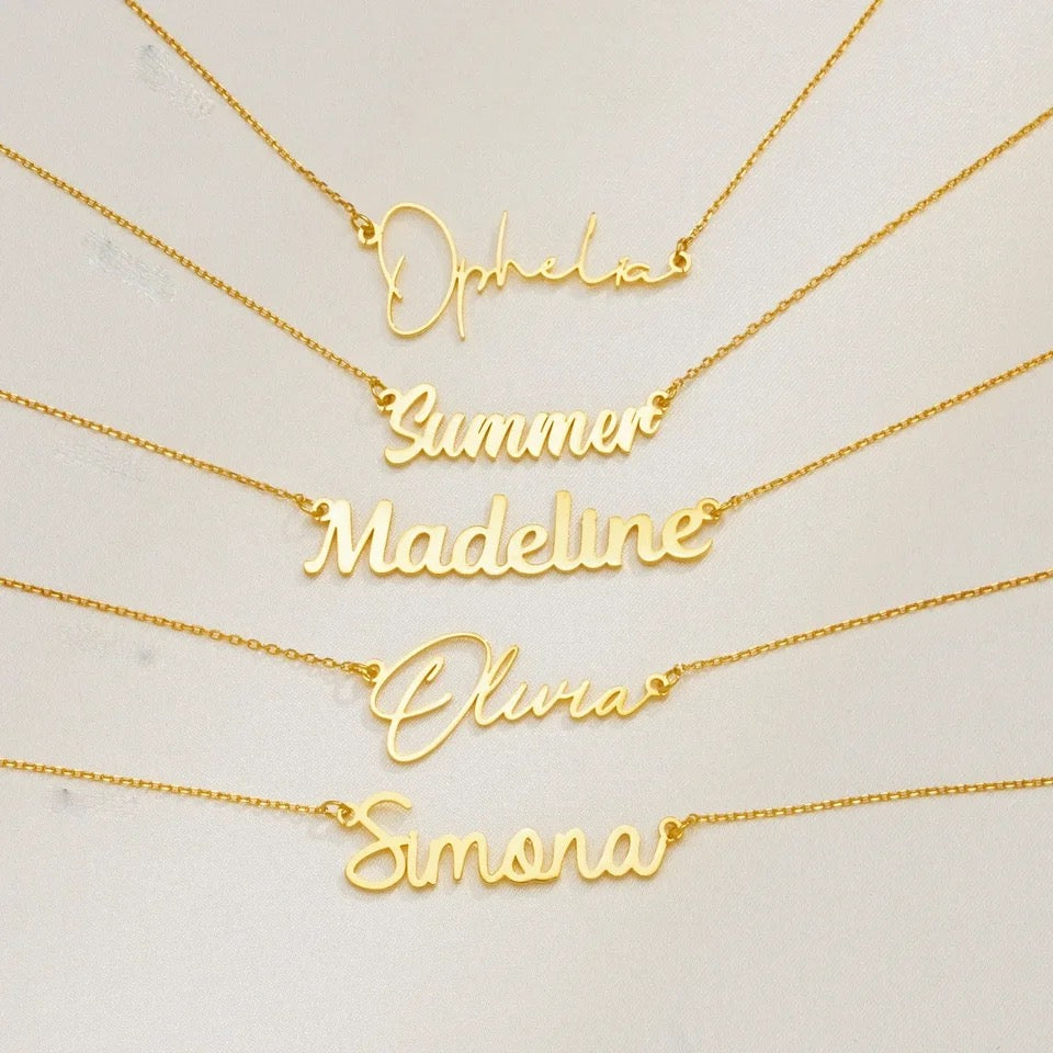 Personalised Engraved Necklace